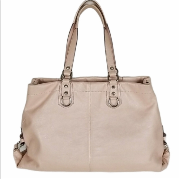 COACH Ashley Leather Carryall Satchel Handbang - Picture 2 of 16